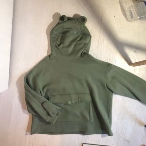 Cottagecore frog hoodie